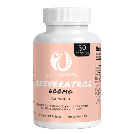 Resveratrol 600mg Optimal Nutrition & Supps